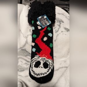Disney The nightmare before Christmas slipper Socks women's shoe Size 4-10.